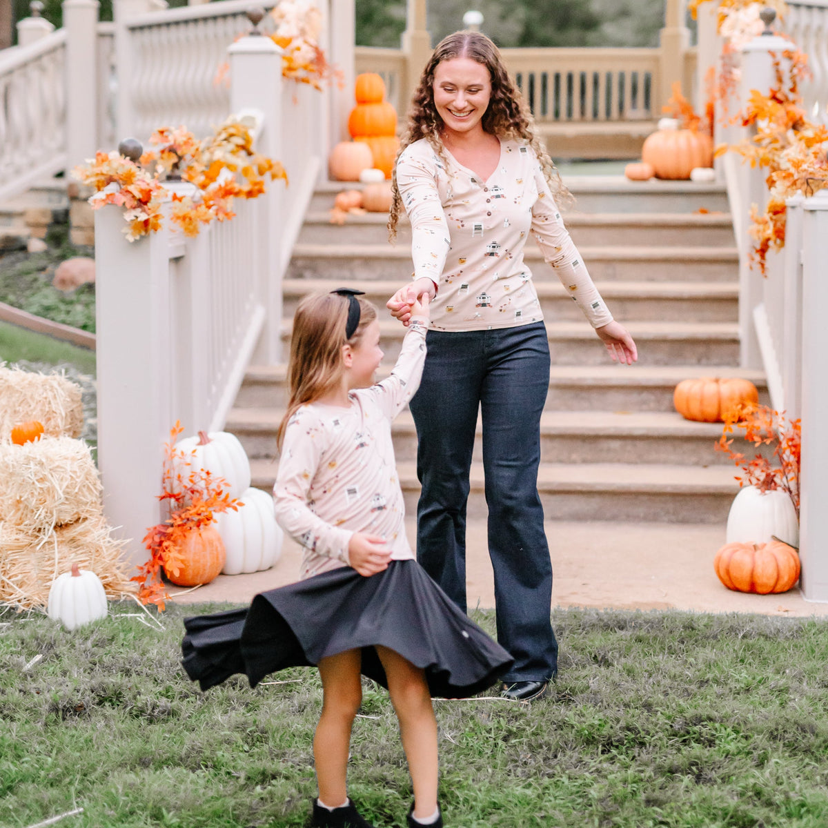 Long Sleeve Toddler Crew Neck Tee in Gilmore Girls
