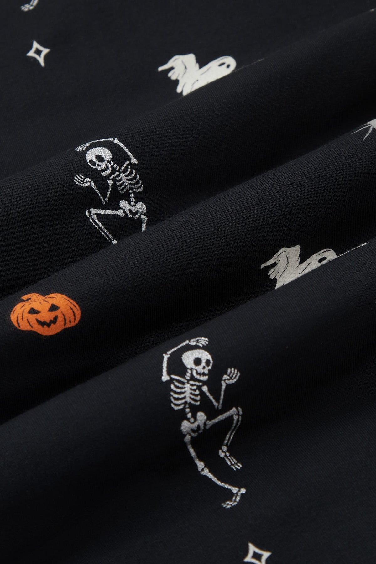 Zippered Footie in Halloween Friends