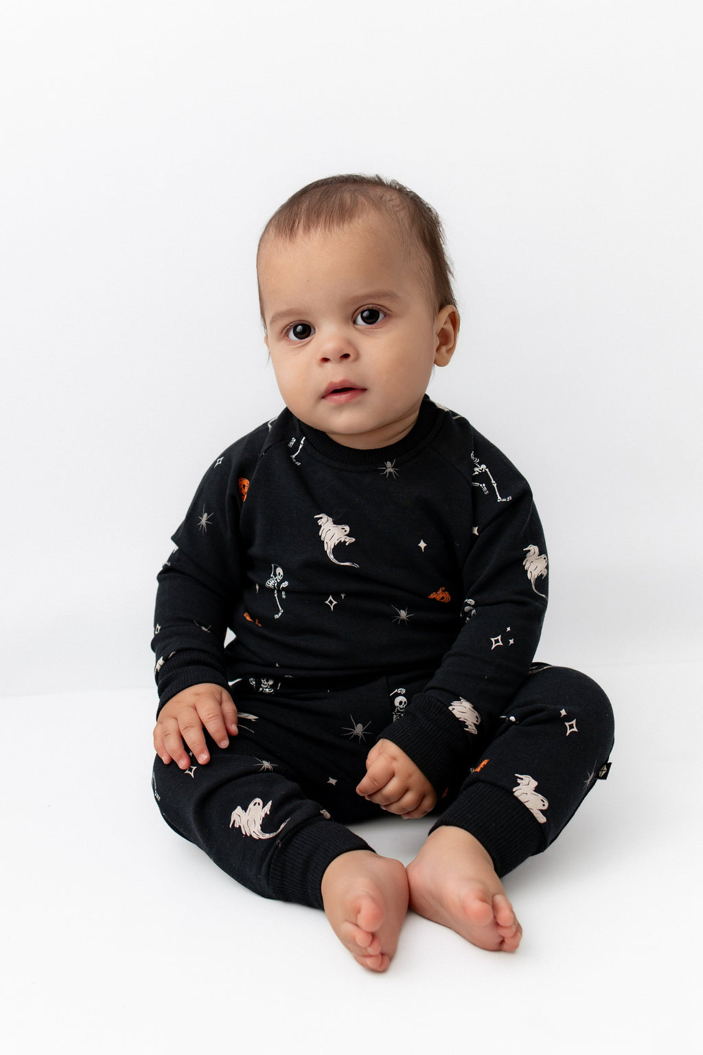 Long Sleeve Jogger Set in Halloween Friends