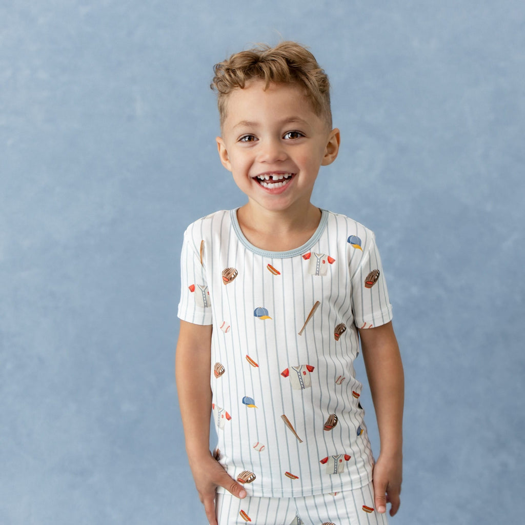 Short Sleeve Pajamas in Home Run