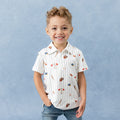 Toddler Short Sleeve Polo in Home Run