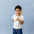 Toddler Basic Tee in Home Run