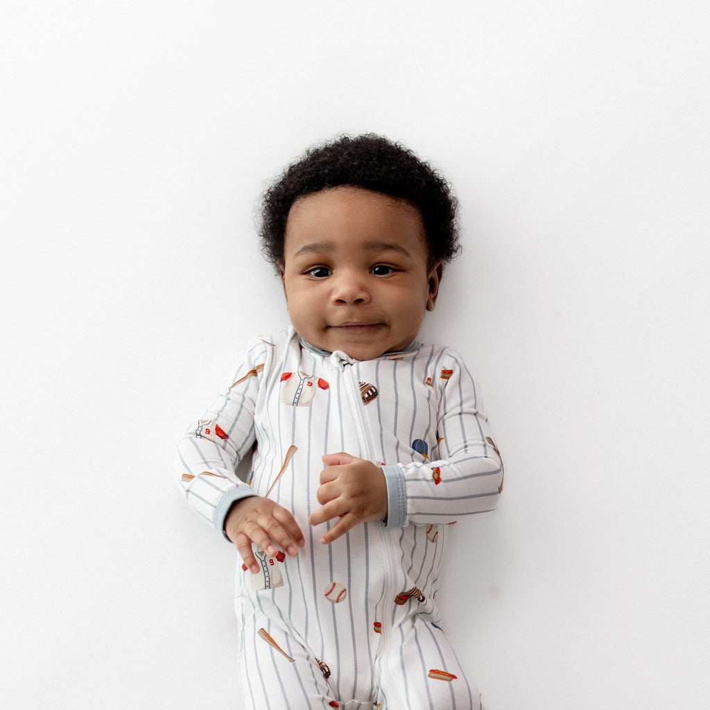 Zippered Romper in Home Run