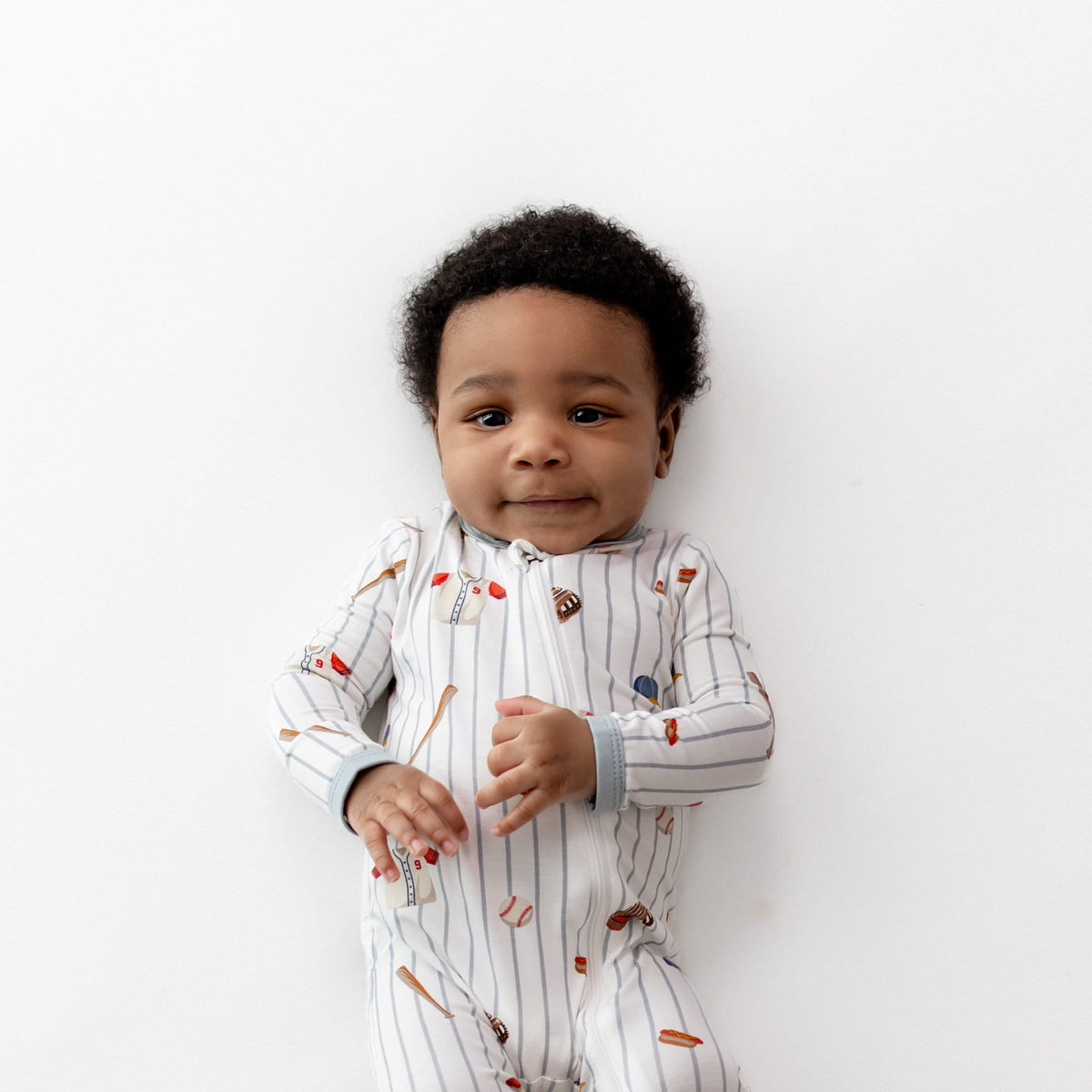 Zippered Romper in Home Run