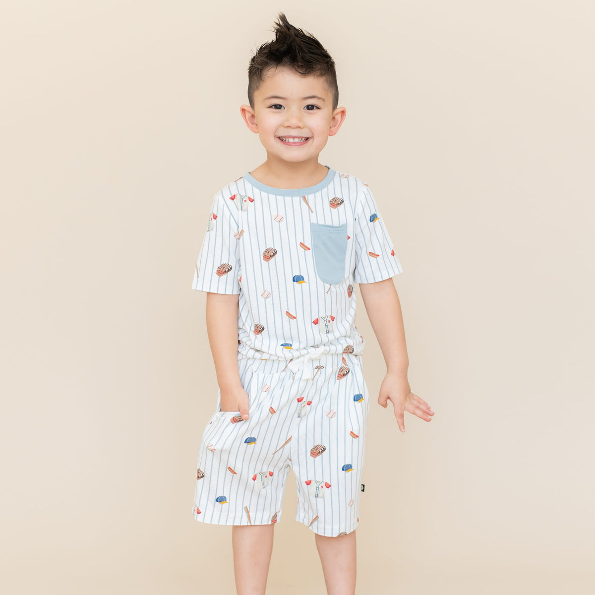 Toddler Crew Neck Tee in Home Run