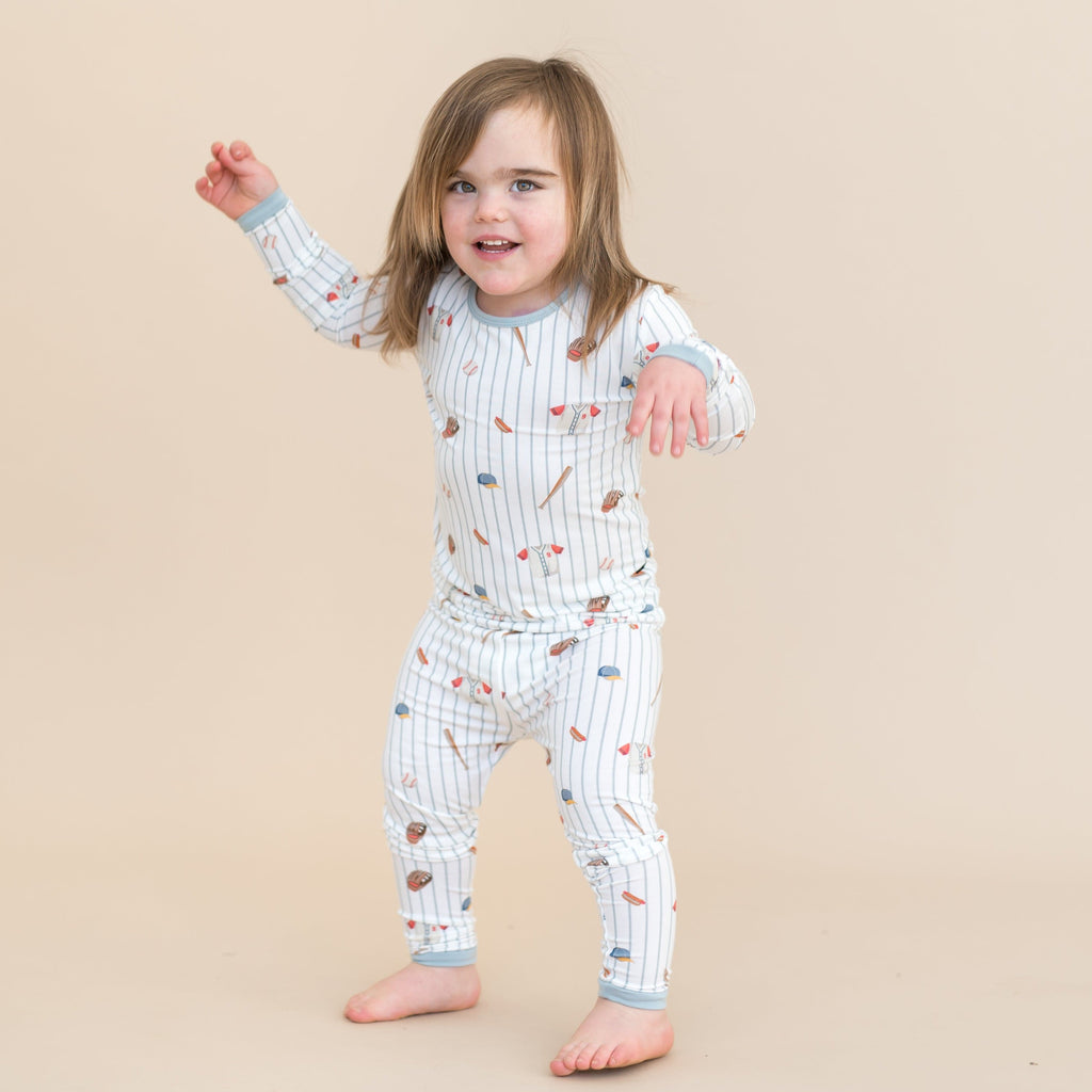 Long Sleeve Pajamas in Home Run