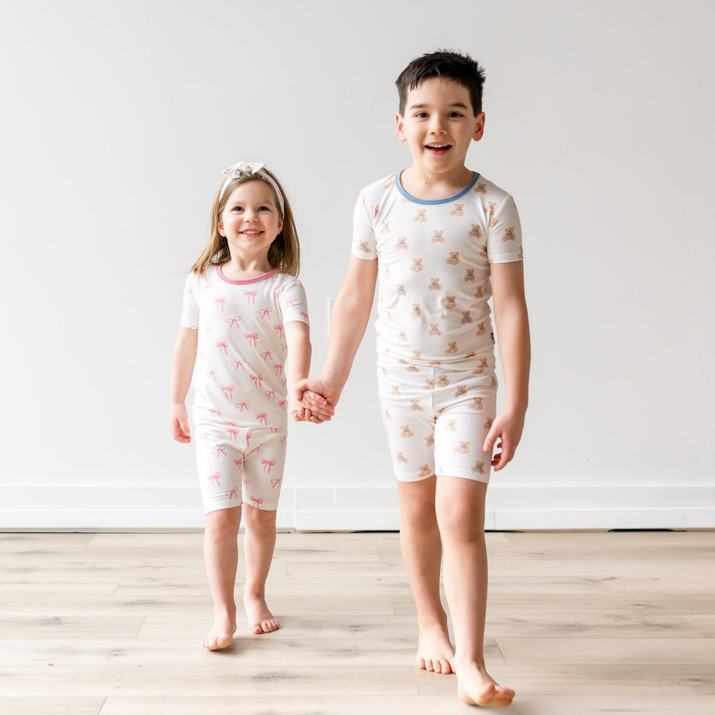 Short Sleeve Pajamas in Bow
