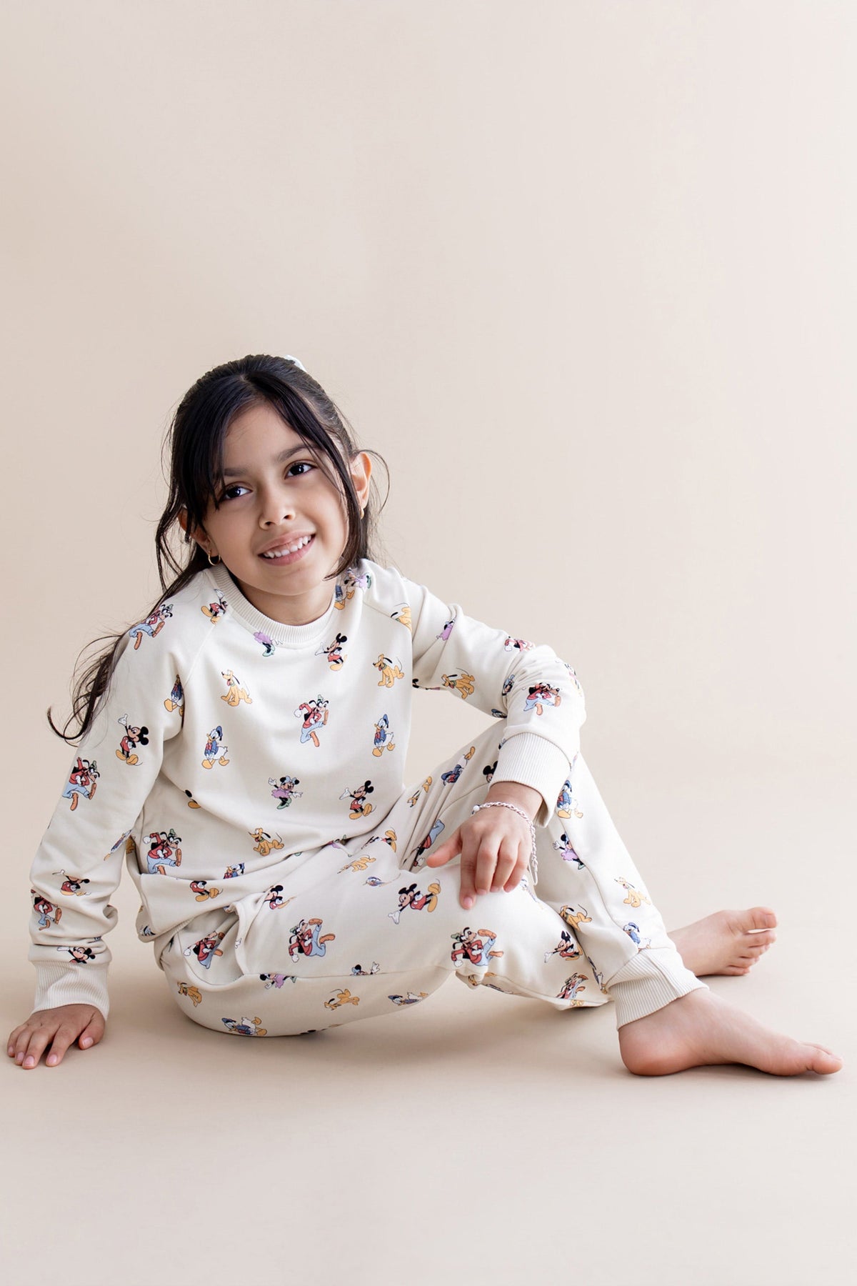 Long Sleeve Jogger Set in Mickey Mouse and Friends