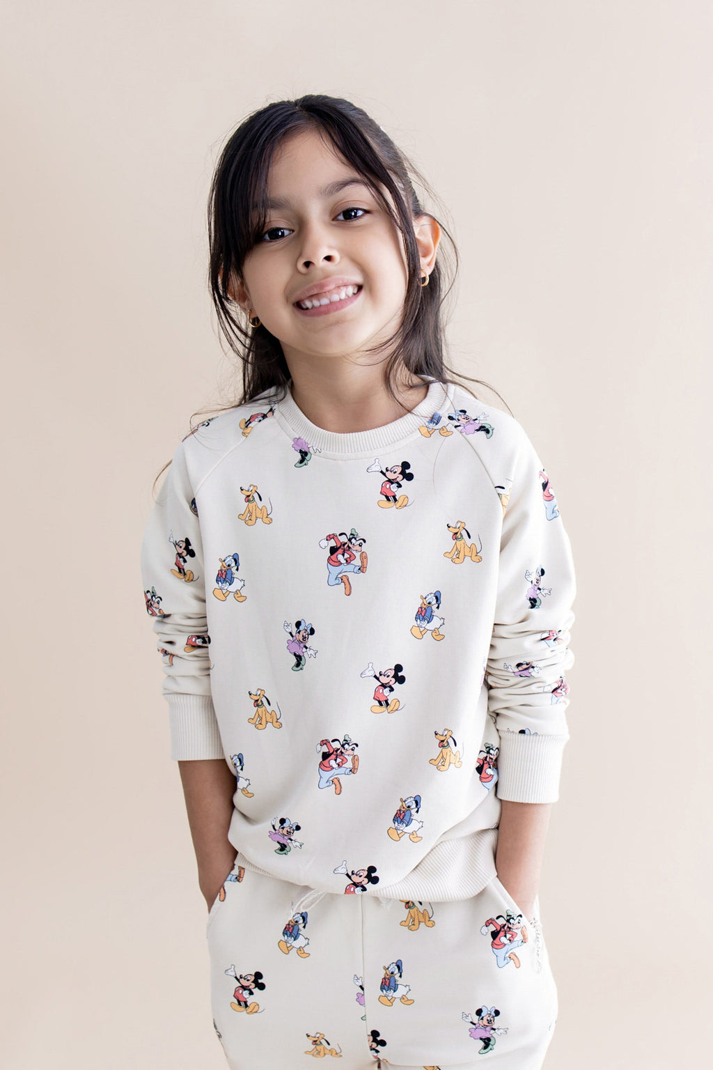 Long Sleeve Jogger Set in Mickey Mouse and Friends