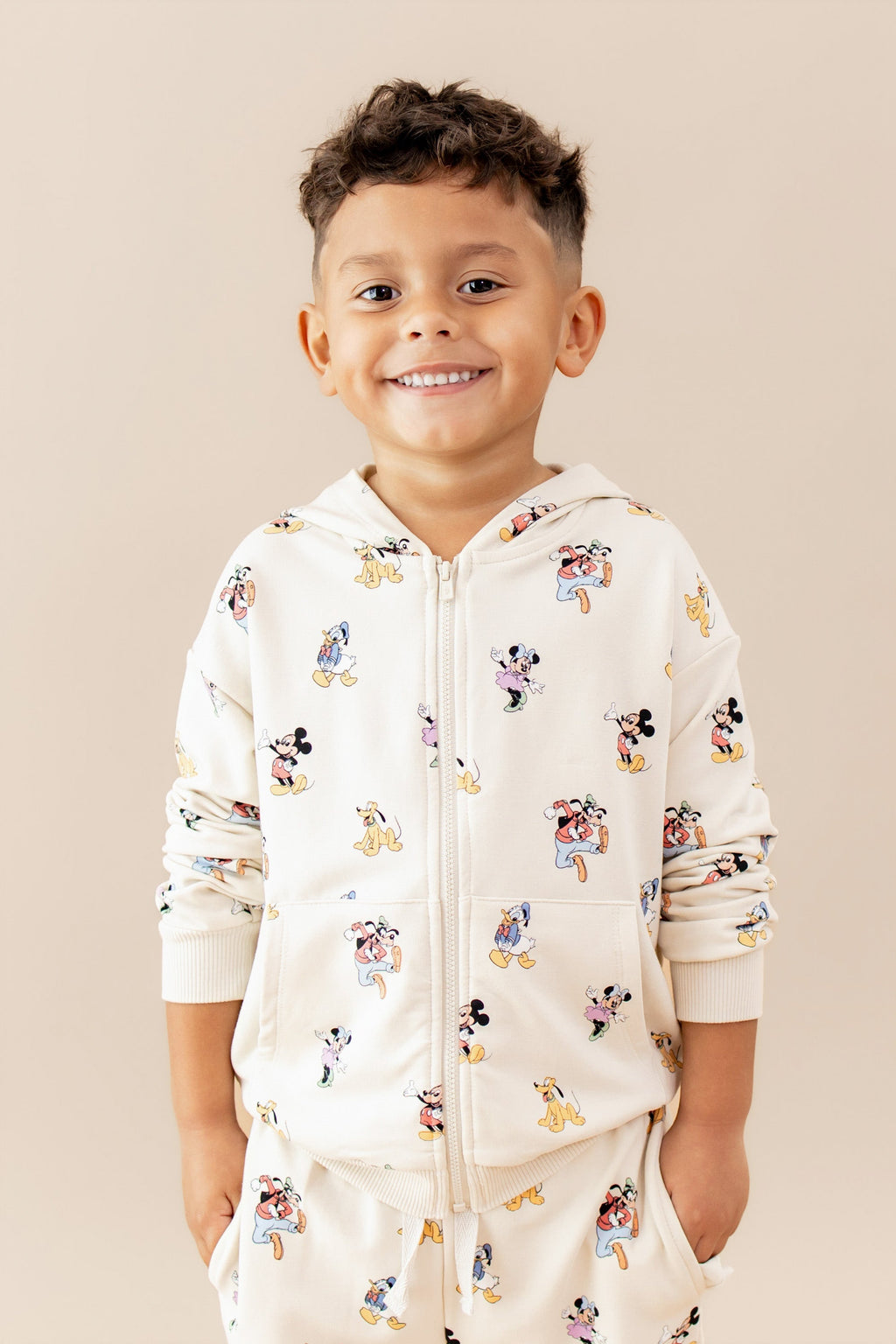 Zip-Up Hoodie in Mickey Mouse and Friends