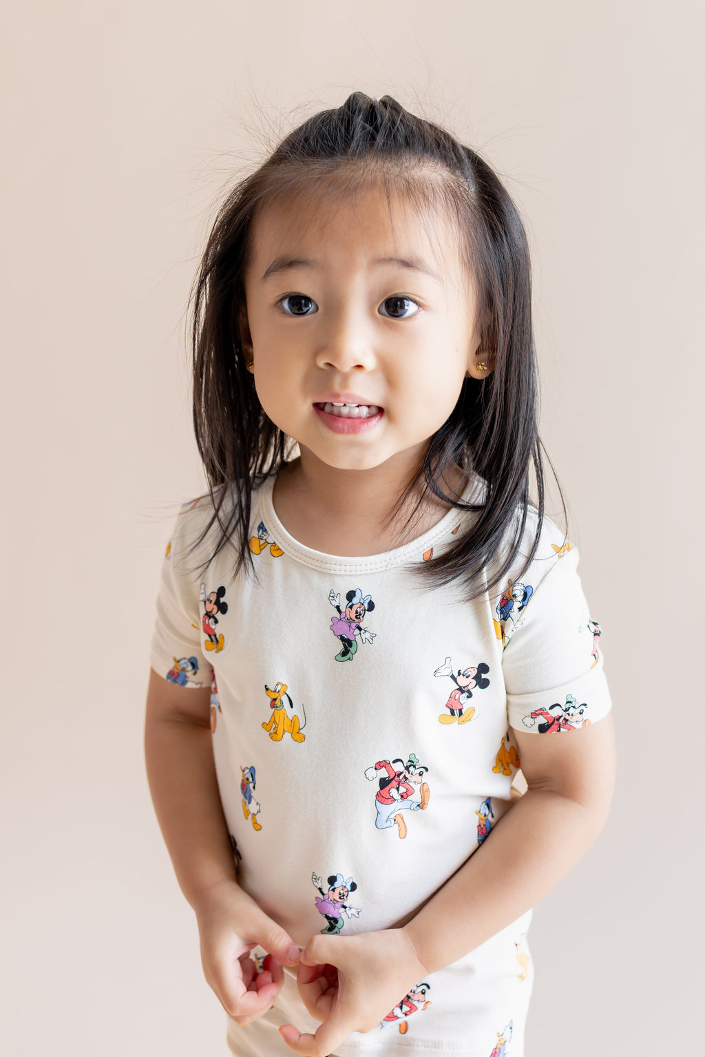 Short Sleeve Pajamas in Mickey Mouse & Friends