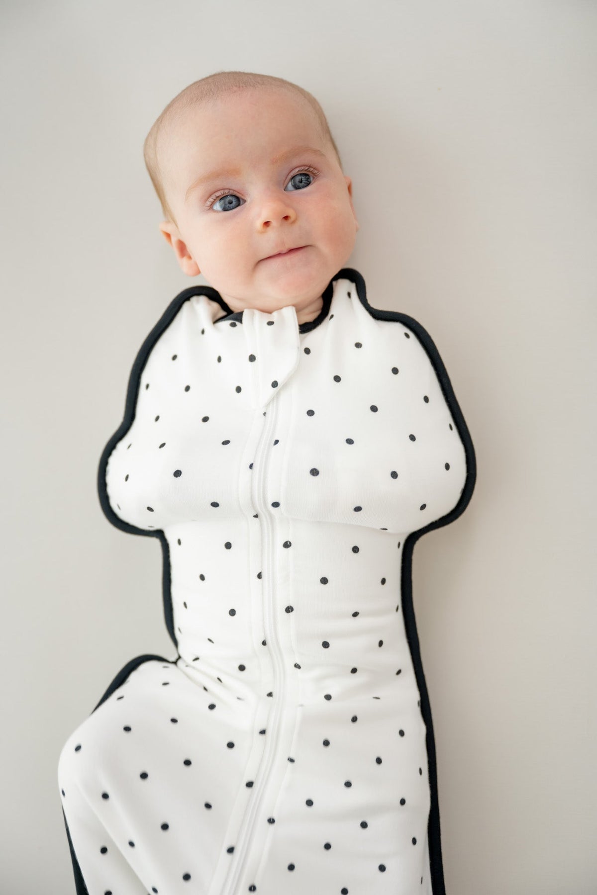 Swaddle Bag in Midnight Polka Dot 0.5