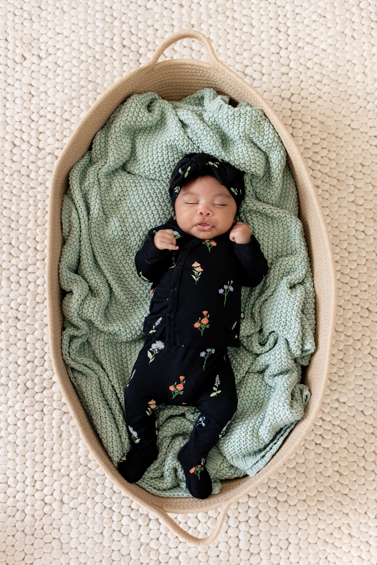 Take Me Home Set with Bow in Midnight Wildflower