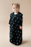 Sleep Bag Walker in Midnight Wildflower 2.5