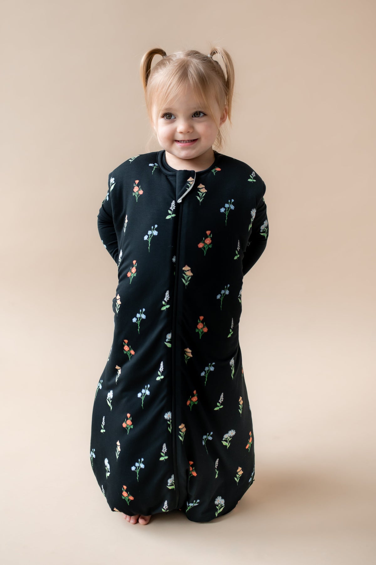 Sleep Bag Walker in Midnight Wildflower 2.5