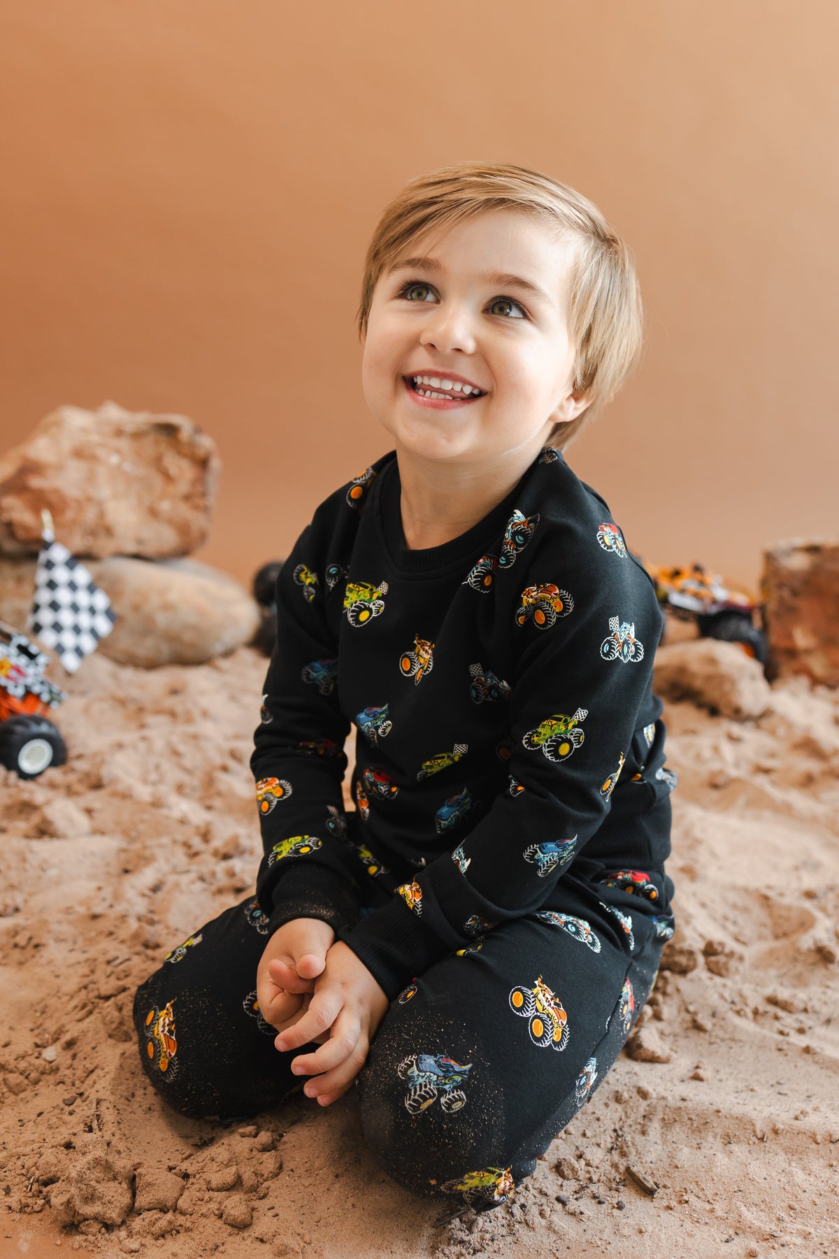 Long Sleeve Jogger Set in Monster Truck