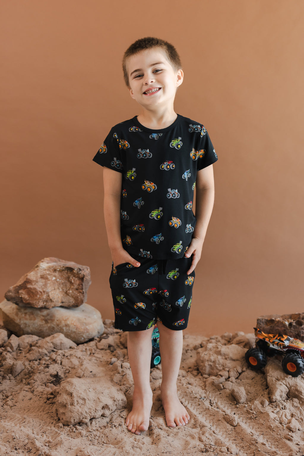 Toddler Basic Tee in Monster Truck