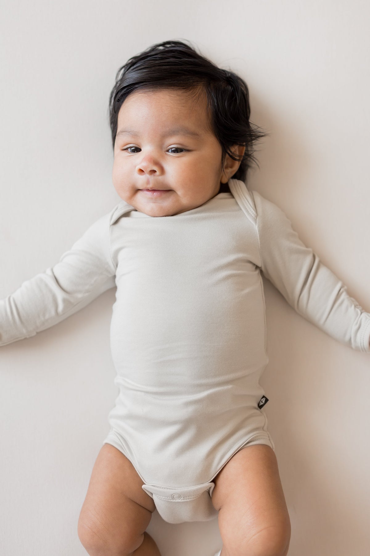 Long Sleeve Bodysuit in Oat