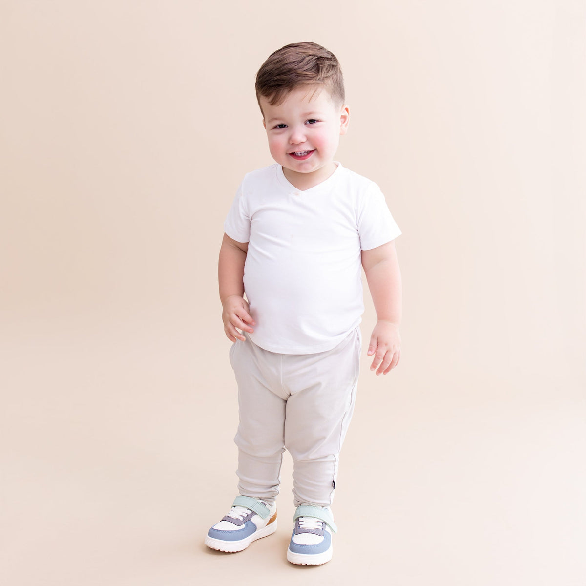 Toddler Jogger Pant in Oat