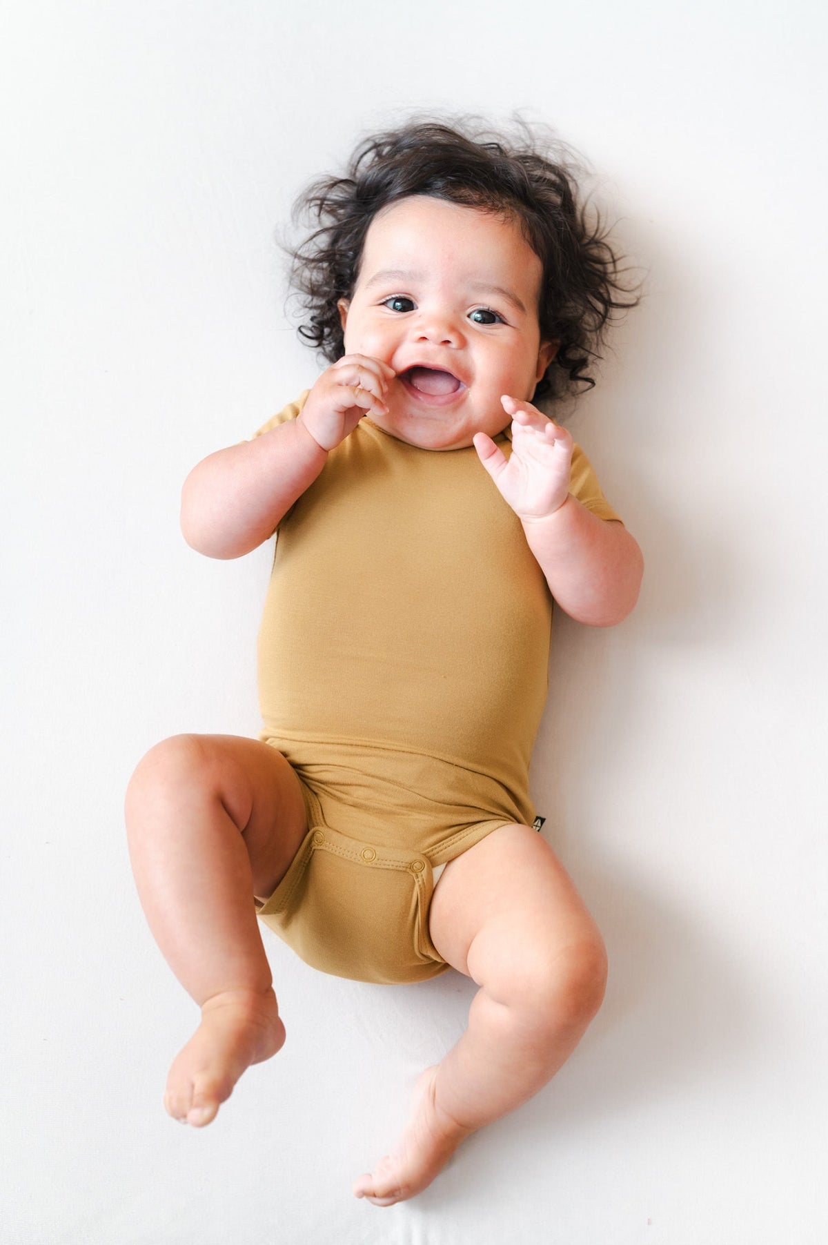 Bodysuit in Ochre