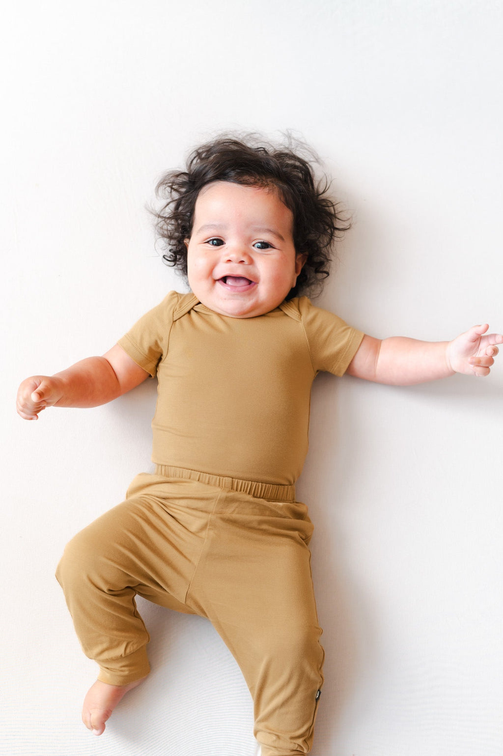 Bodysuit in Ochre