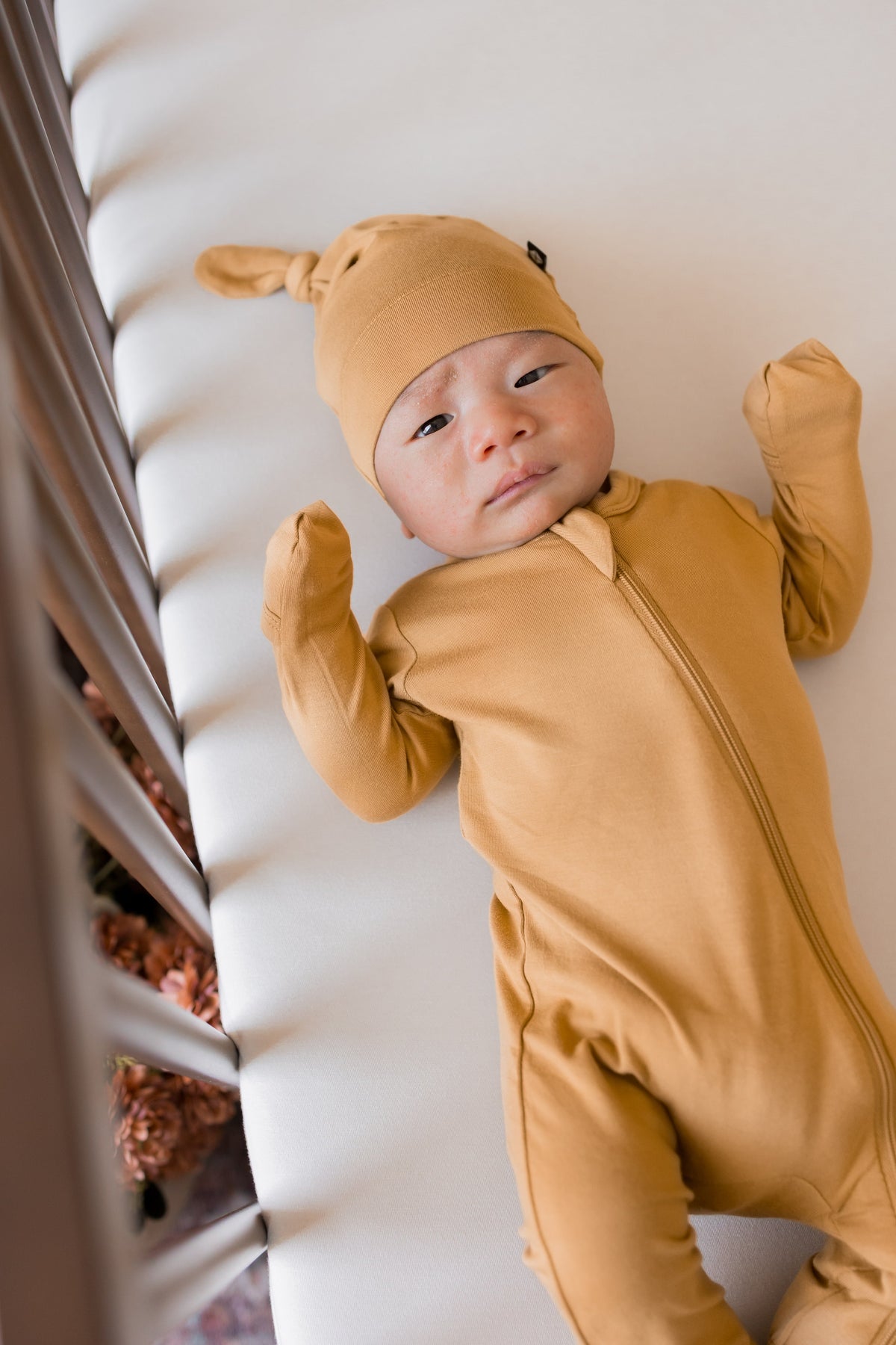 Knotted Cap in Ochre