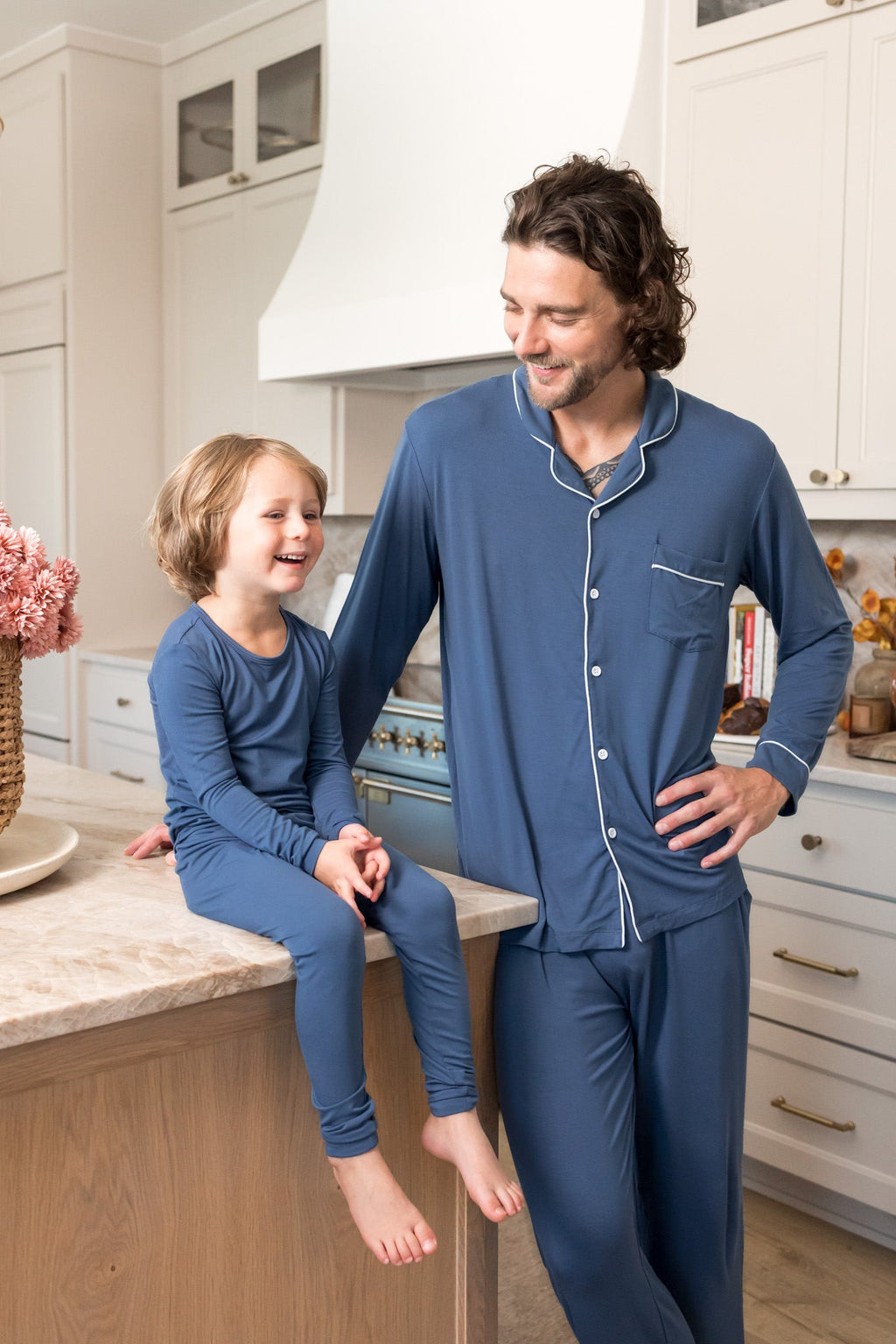 Long Sleeve Pajamas in Oxford