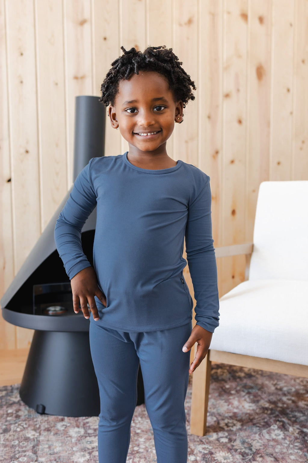 Long Sleeve Pajamas in Oxford
