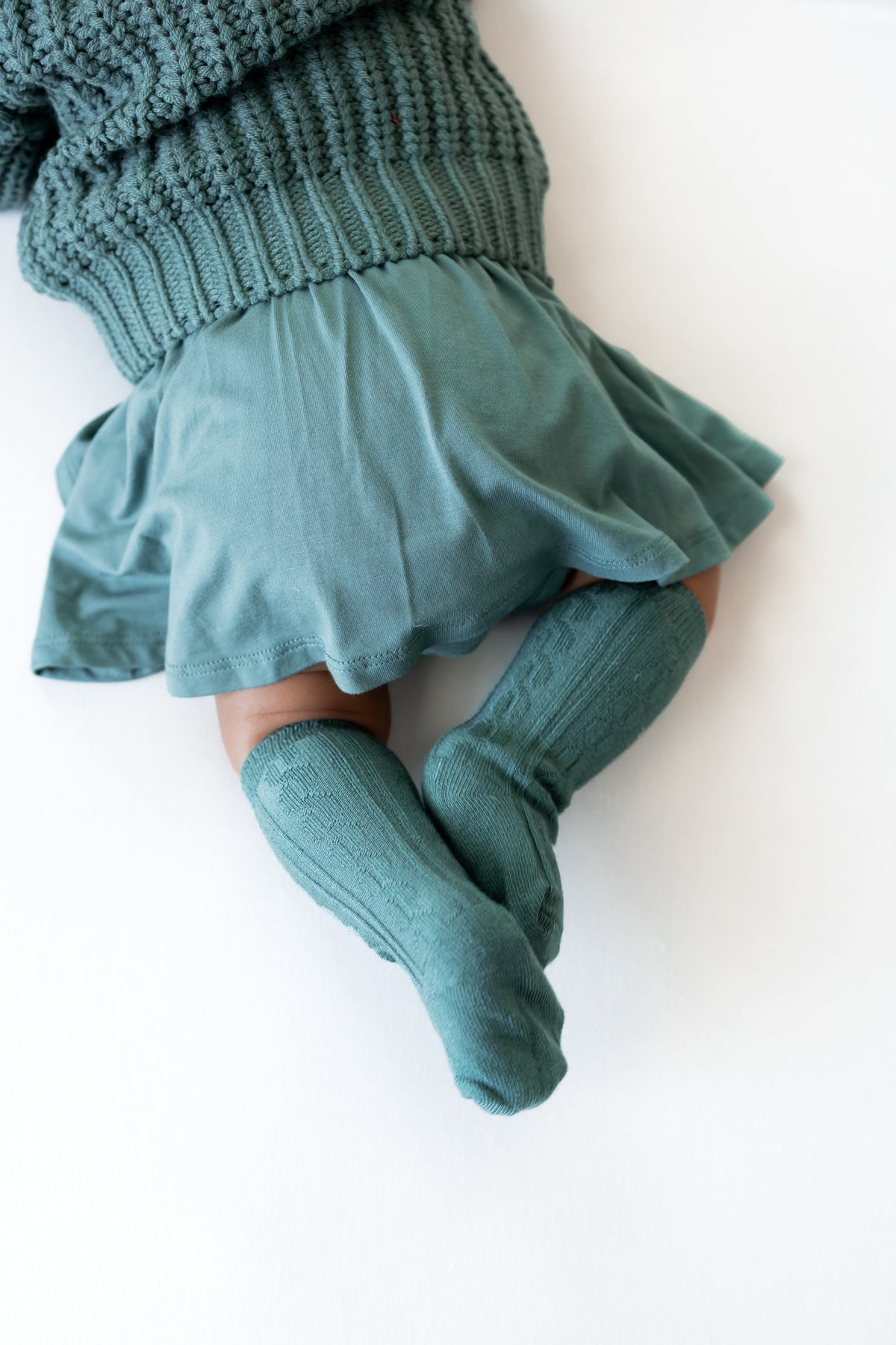 Knee High Socks in Pine
