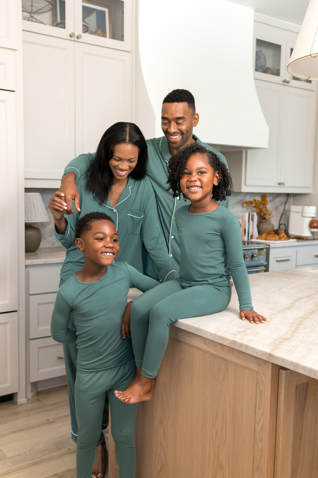 Long Sleeve Pajamas in Pine