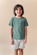 Toddler Crew Neck Tee in Pine