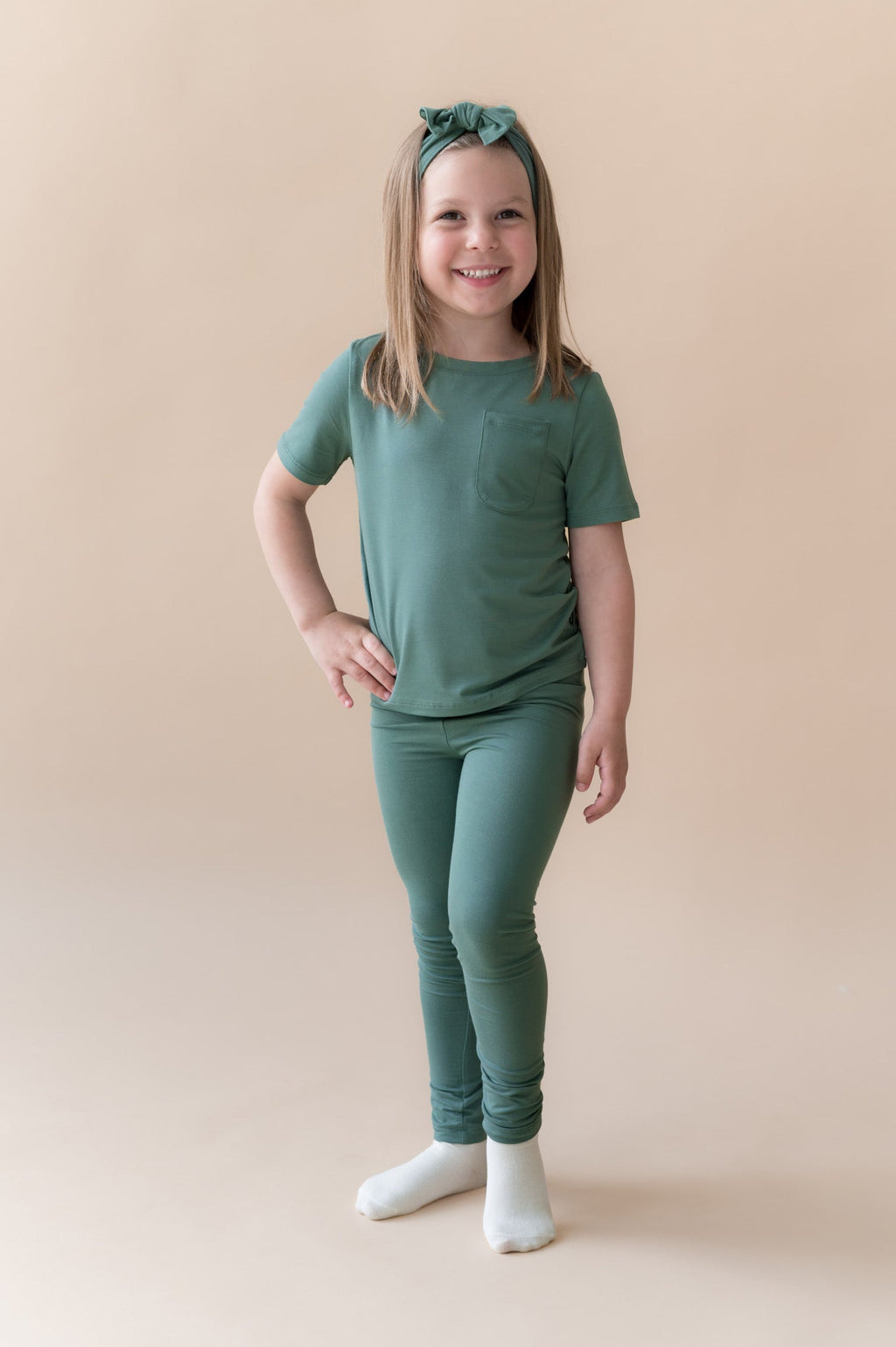 Toddler Leggings in Pine