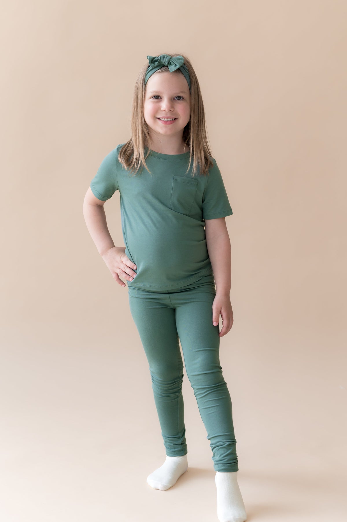 Toddler Leggings in Pine
