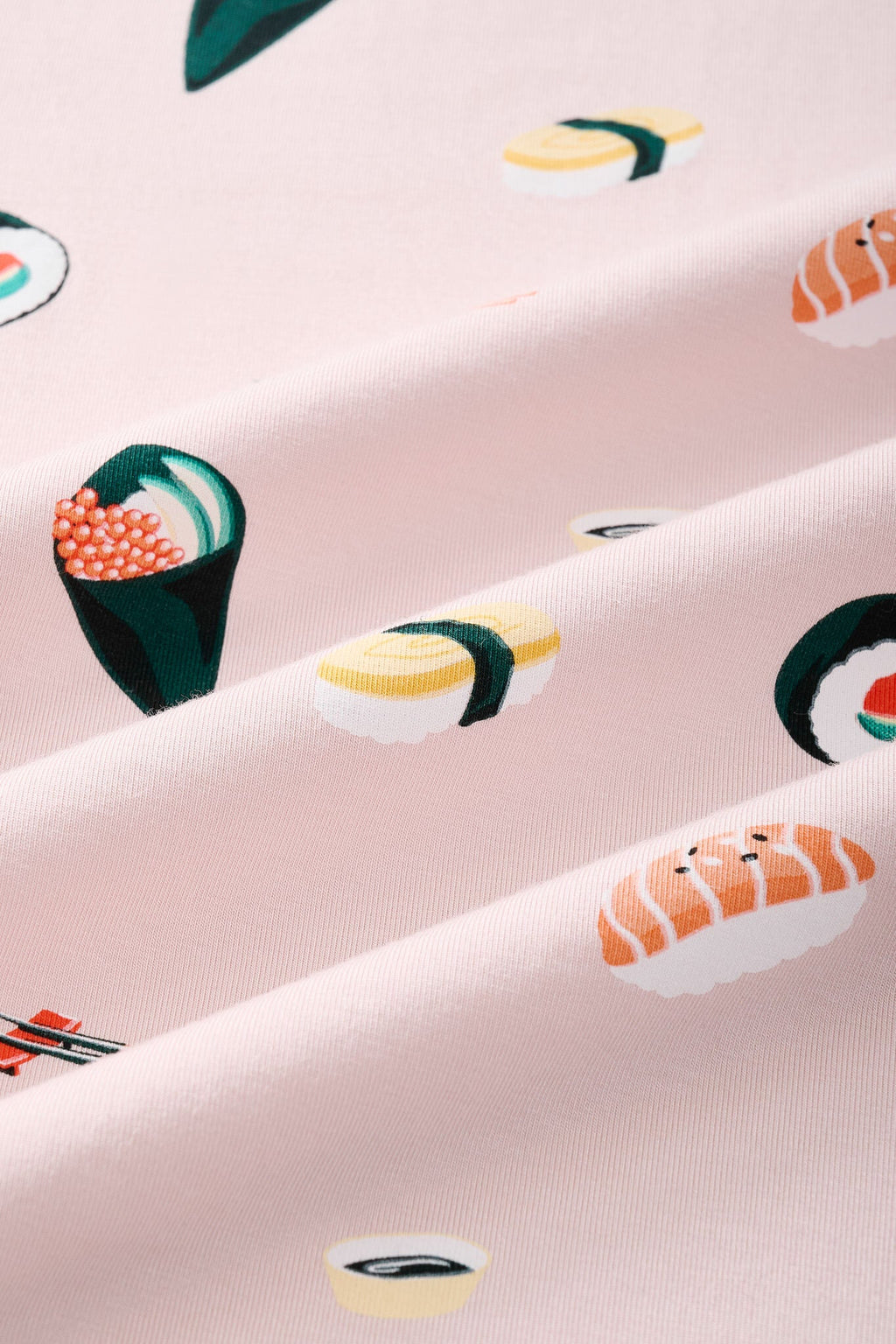 Toddler Basic Tee in Blush Sushi