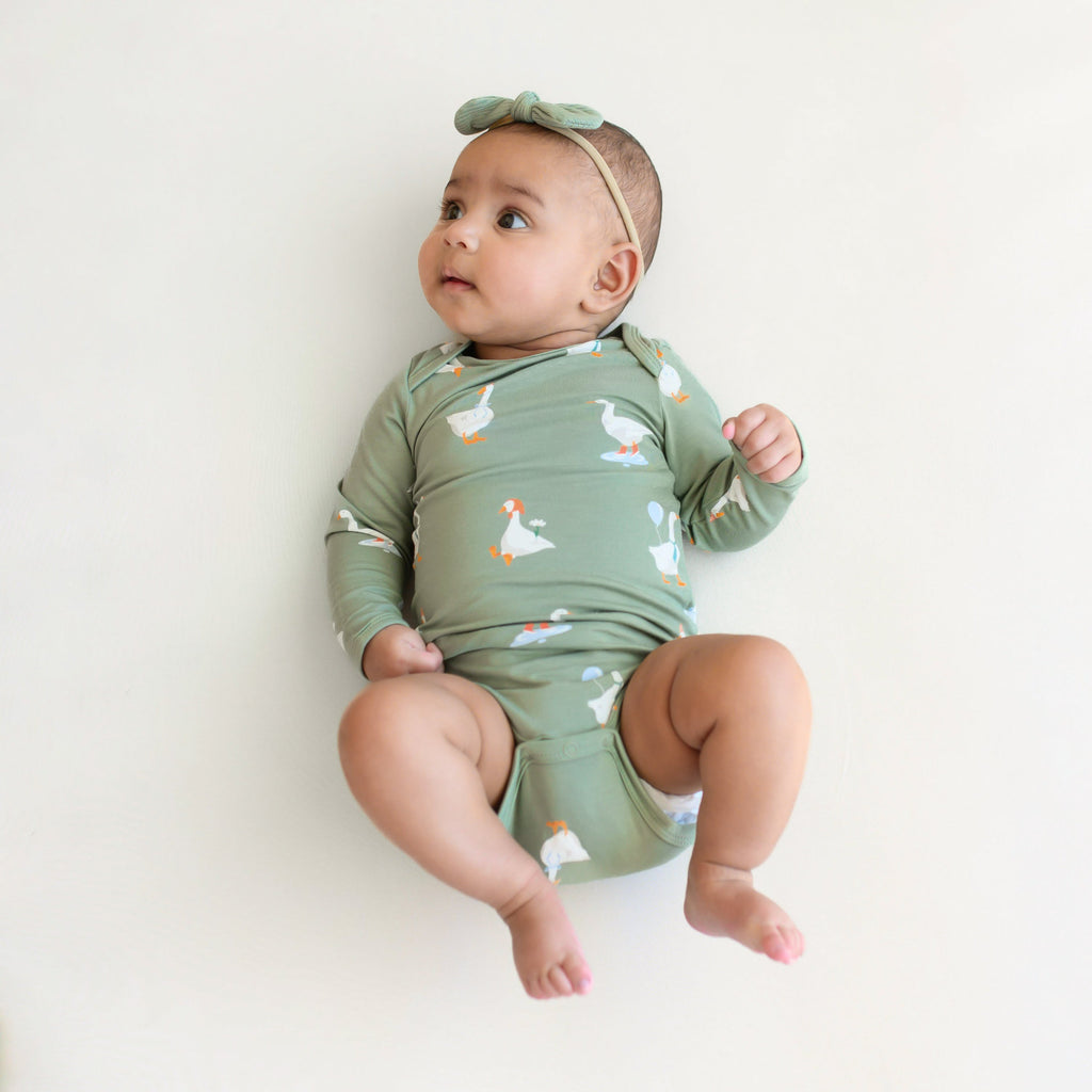 Long Sleeve Bodysuit in Silly Goose