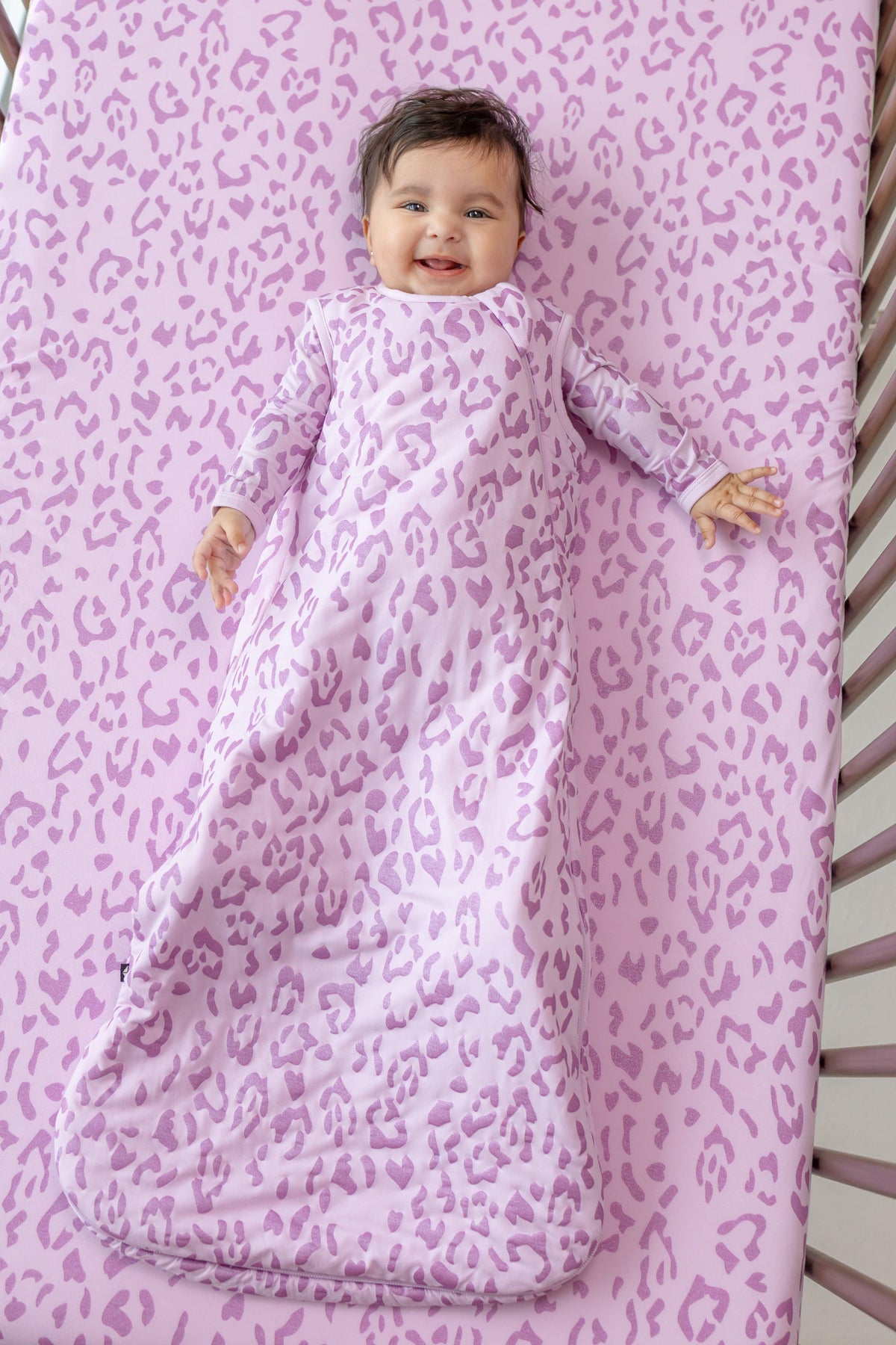 Sleep Bag in Thistle Leopard 1.0