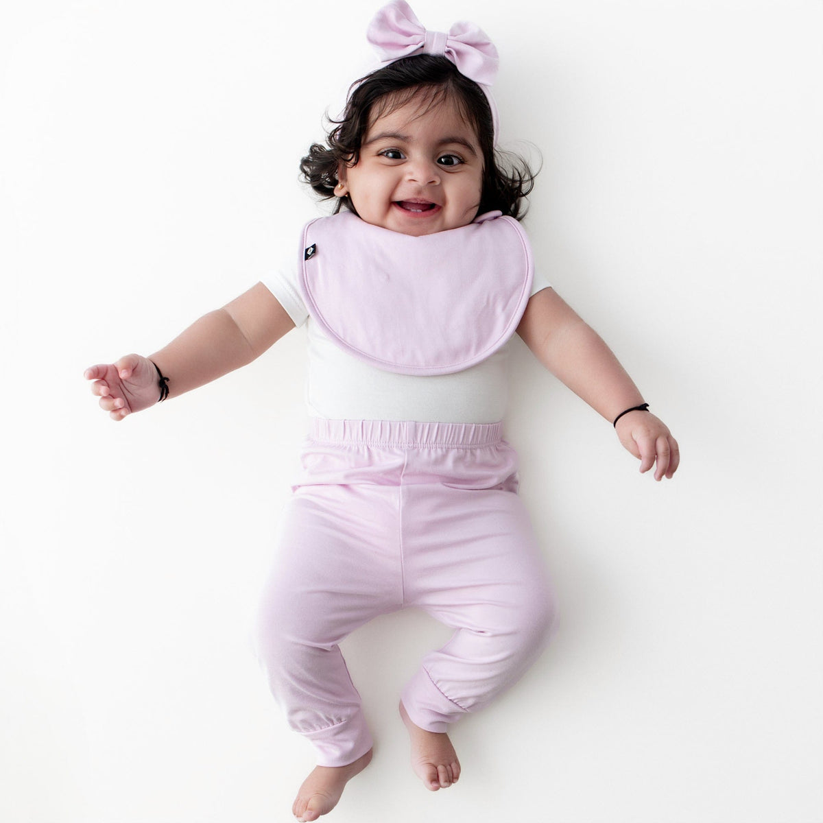 Cushy Bib in Thistle