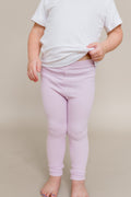Ribbed Leggings in Thistle