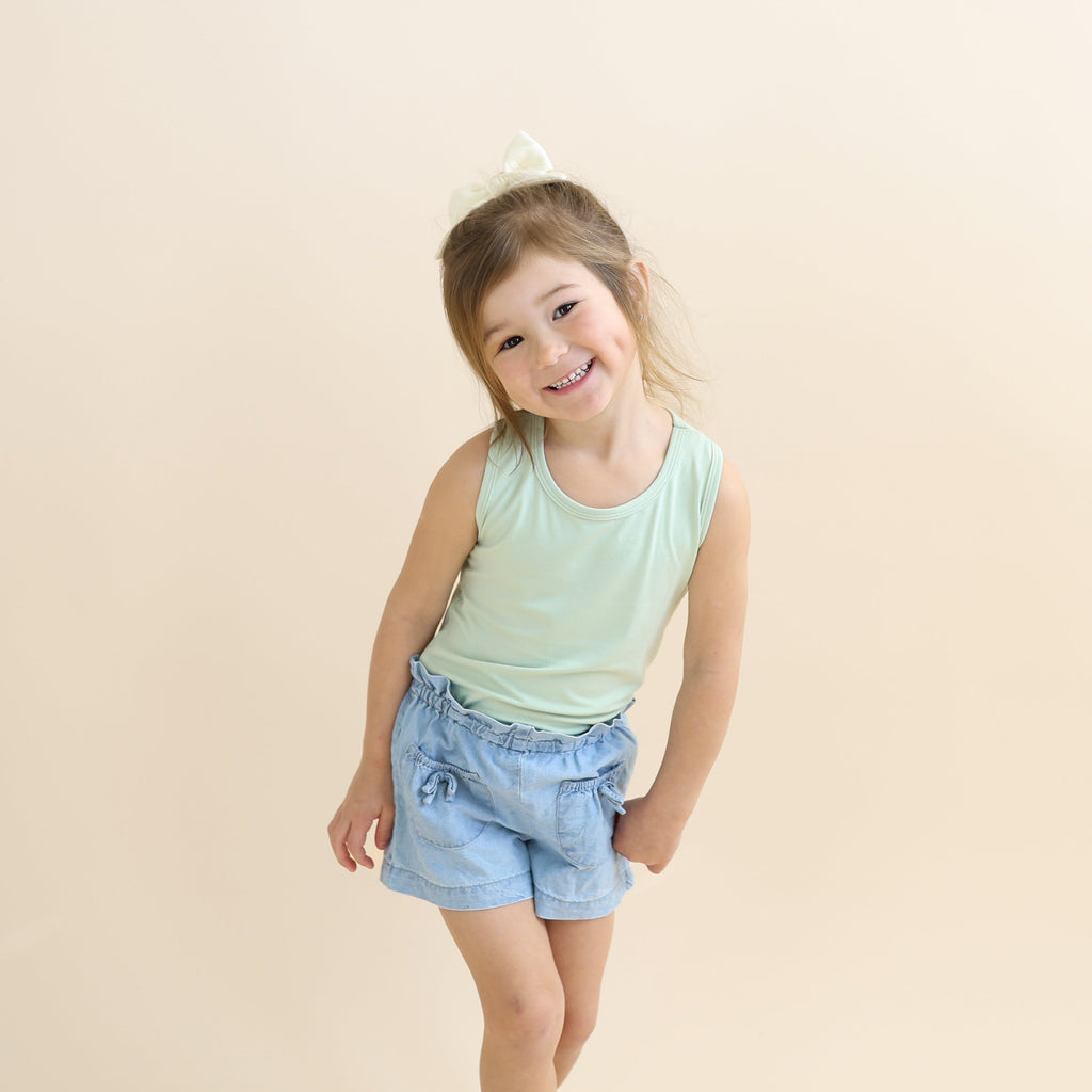 Toddler Tank Top in Basil