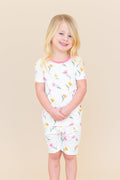 Short Sleeve Pajamas in Tulip