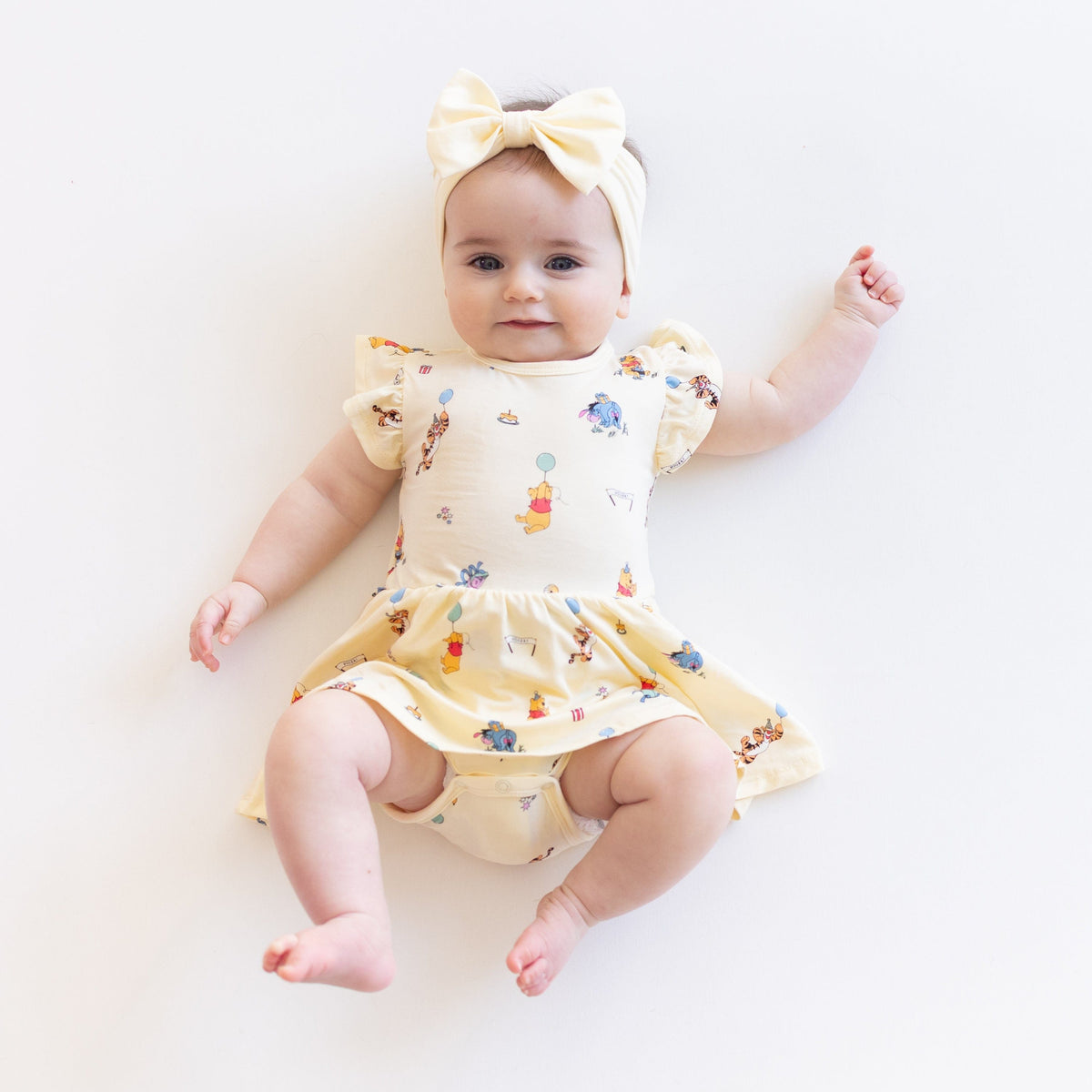 Twirl Bodysuit Dress in Winnie the Pooh Celebration