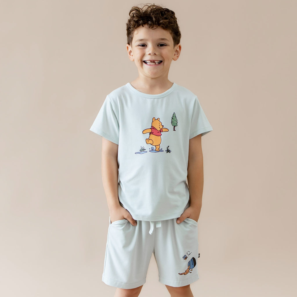 Toddler Basic Tee in Winnie the Pooh on Dew