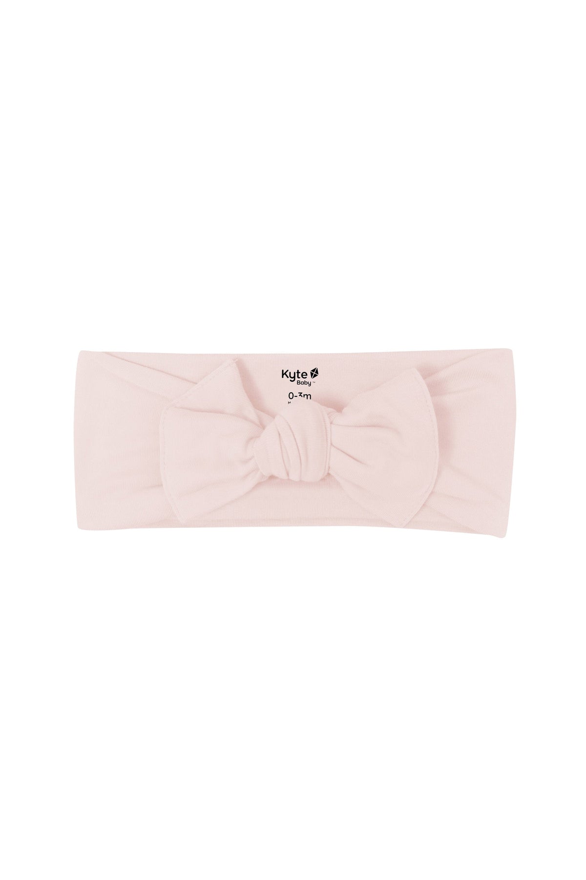 Knotted Bow Headband in Blush