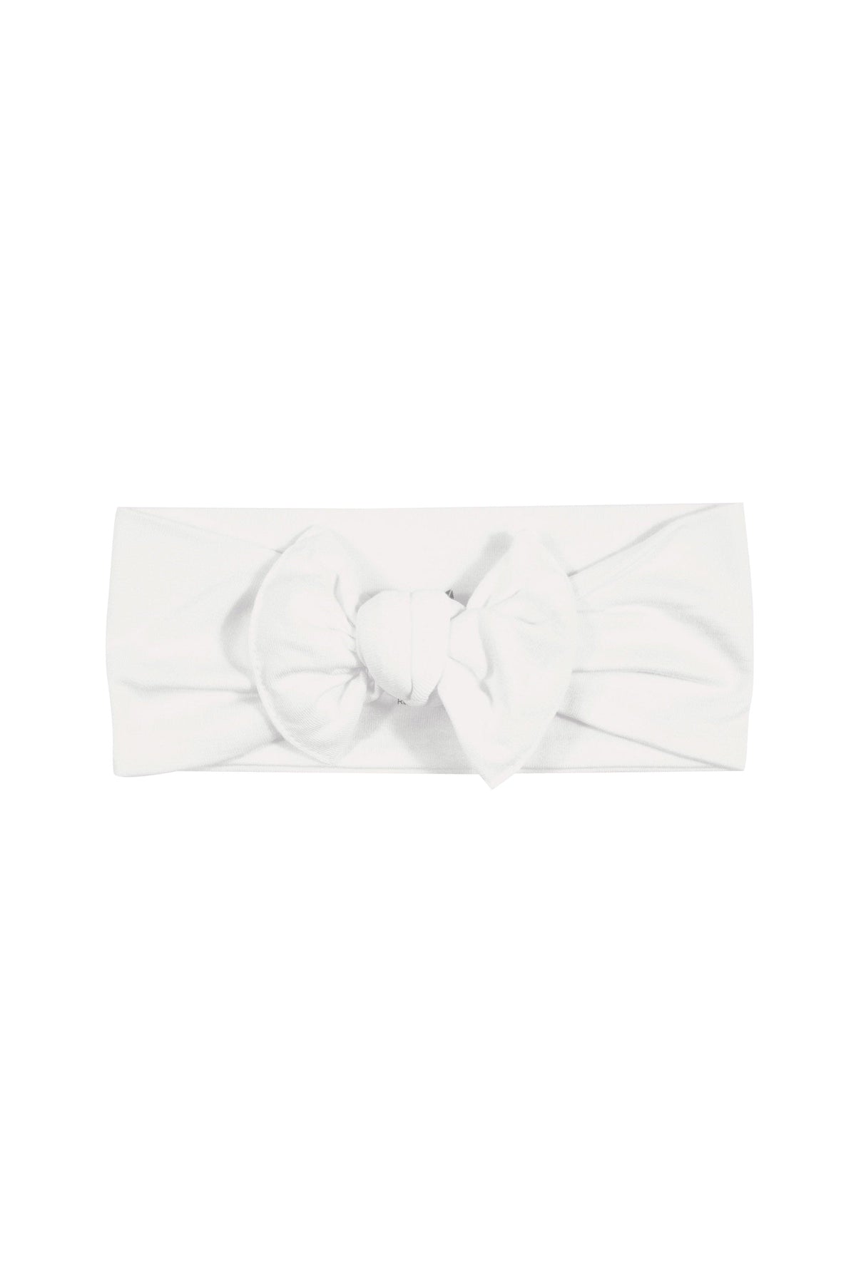 Knotted Bow Headband in Cloud
