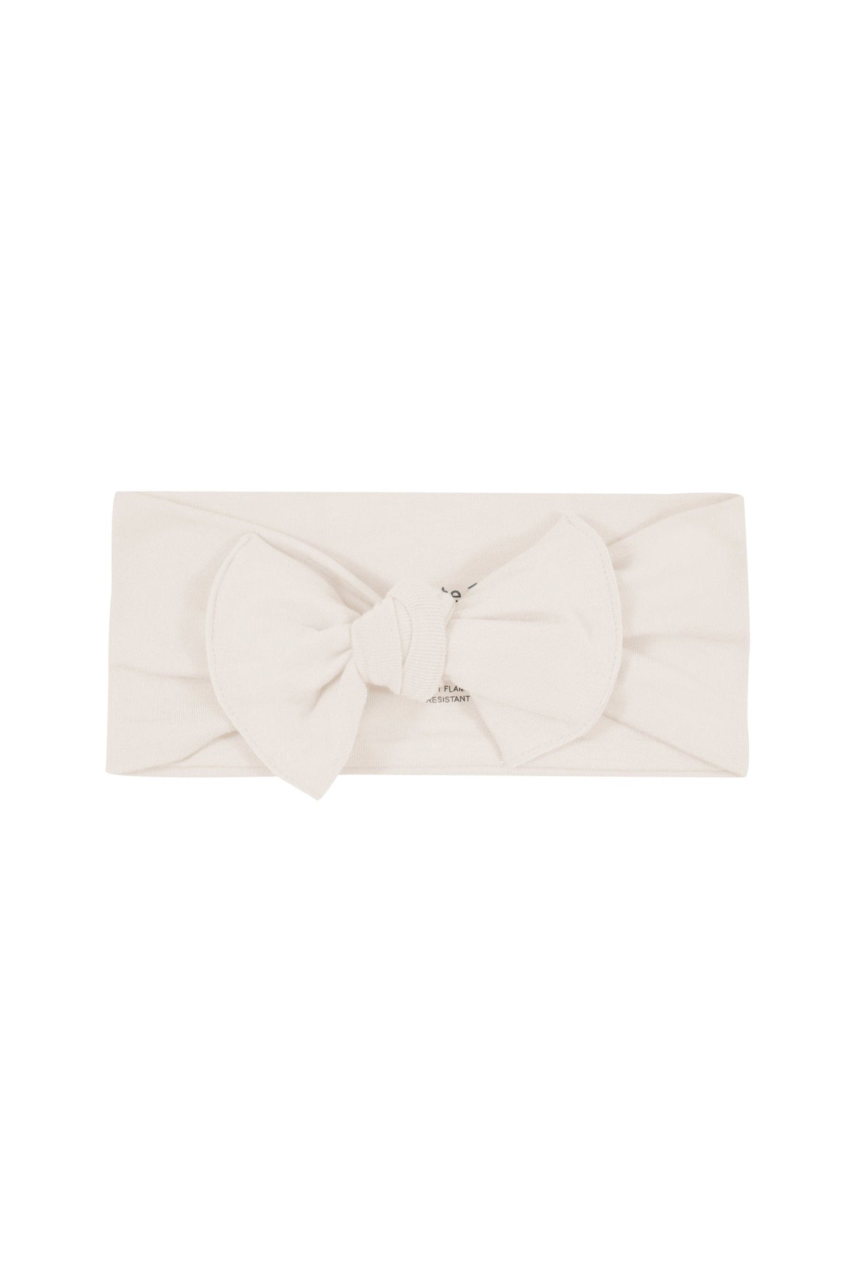 Knotted Bow Headband in Oat