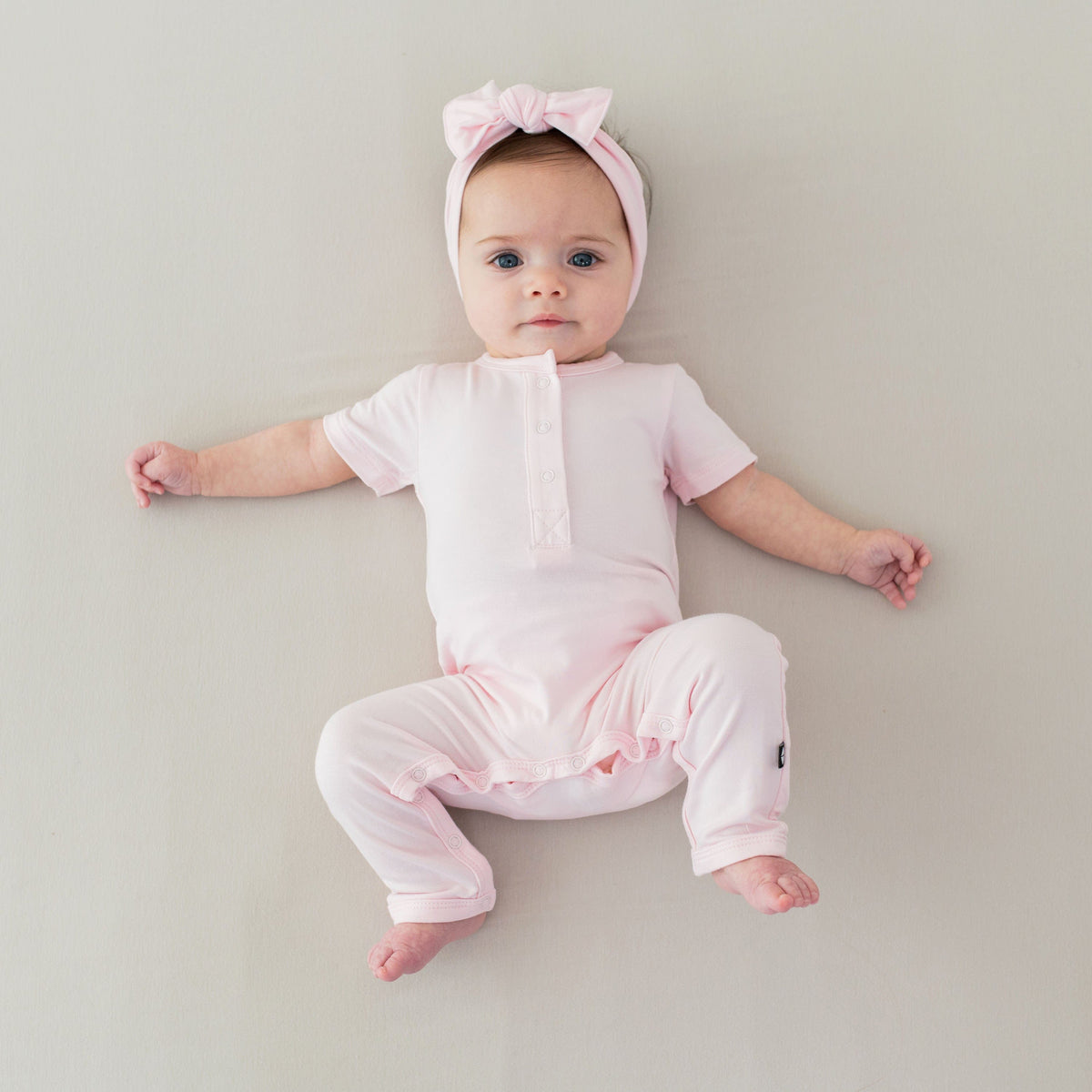 Knotted Bow Headband in Sakura