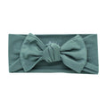 Knotted Bow Headband in Pine