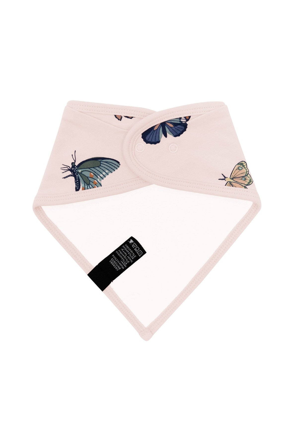Bib in Blush Butterfly