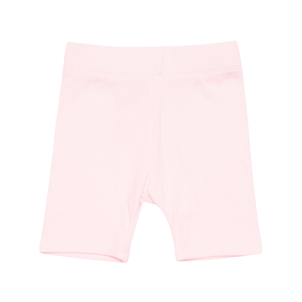 Ribbed Toddler Biker Shorts in Sakura