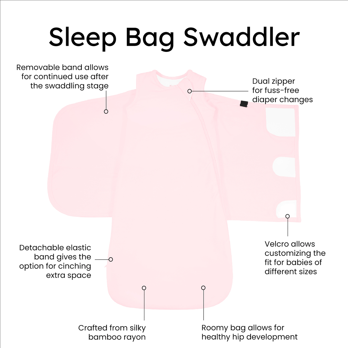 Sleep Bag Swaddler in Sakura 1.0